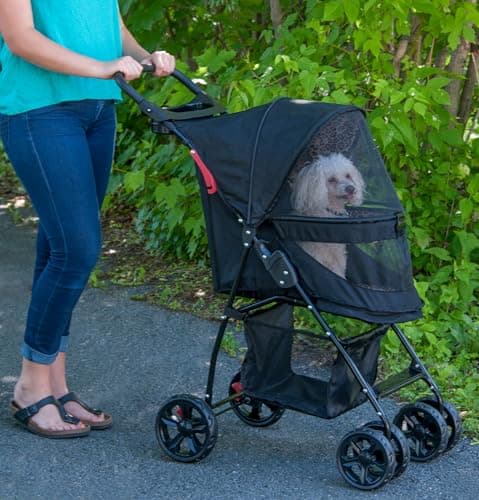 Happy Trails Lite NO-ZIP Pet Stroller - The New York Dog Shop
