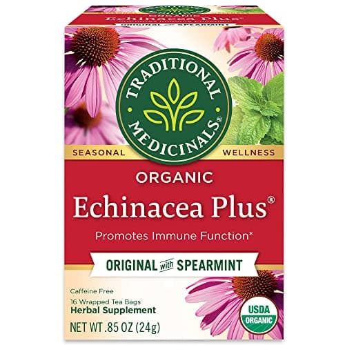 Traditional Medicinals Organic Echinacea Plus Herbal Tea - 16 Tea Bags