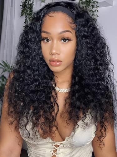 UNice New Headband Wig Body Wave Natural Color Human Virgin Hair Wig ...