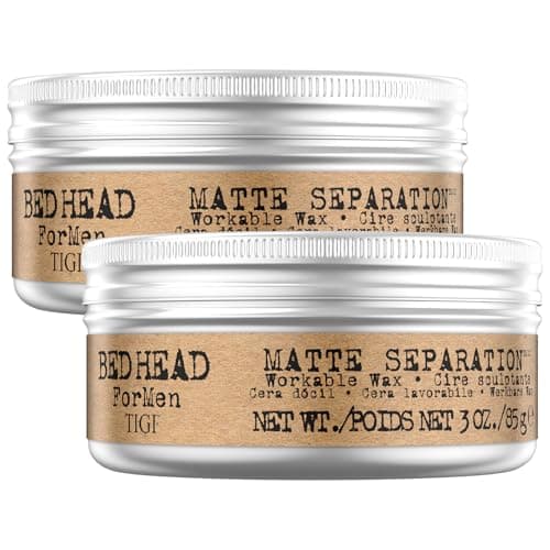 Bed Head B For Men Matte Separation Workable Wax by TIGI for Men - 3 oz Wax
