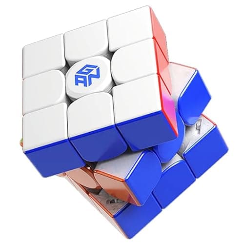 Bukefuno GAN 12 Maglev UV 3x3 Magnetic Magic Cube Speed Puzzle GAN12 Maglev UV 3x3 Stickerless Cube Magic 3x3x3 Gans Cubes Flagship (UV Coated Glossy & Primary Internal)