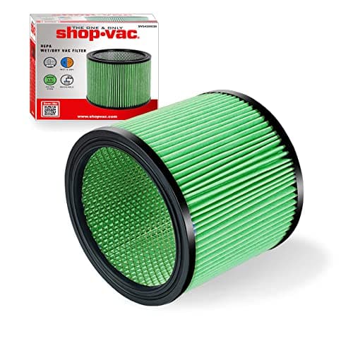 2Pack 90304 Replacement Filter Kit Compatible with Shop Vac Cartridge Filter 90350 90304 90333 90585, Fits Most 5 Gallon and above Wet Dry Vacuum Cleaner