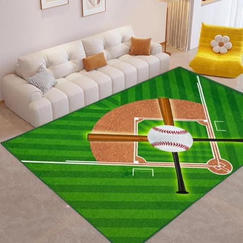 Baseball Sport Rug,baseball Pattern Rug,american Football Rug,baseball ...
