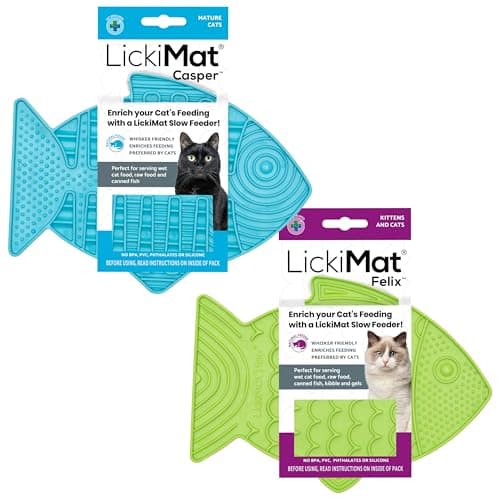 LickiMat Casper Fish-Shaped Slow Feeder