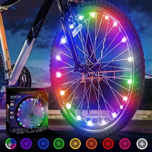 Activ Life LED Bike Wheel Lights Bicycle Spoke Light for Night Riding ...