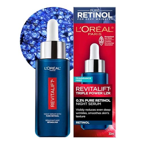 L Oreal Paris Revitalift Derm Intensives Night Serum with 0.3% Pure Retinol