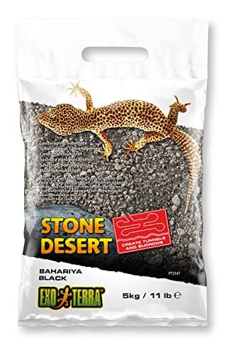 Exo Terra Stone Desert Substrate - Bahariya Black - 5 lbs (11 lbs)