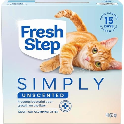 Amazon.com : Fresh Step Simply Unscented Lightweight Litter & Advanced ...