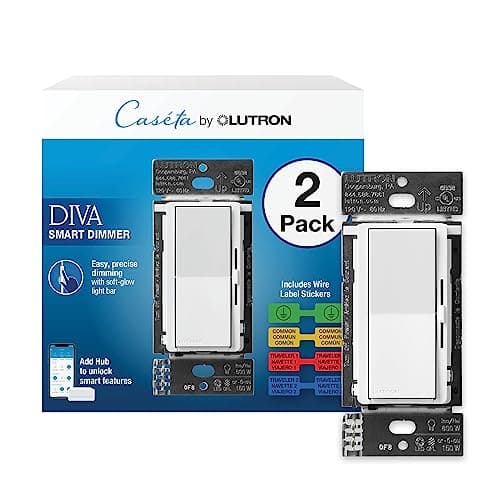 Lutron Caseta Diva Smart Dimmer Switch
