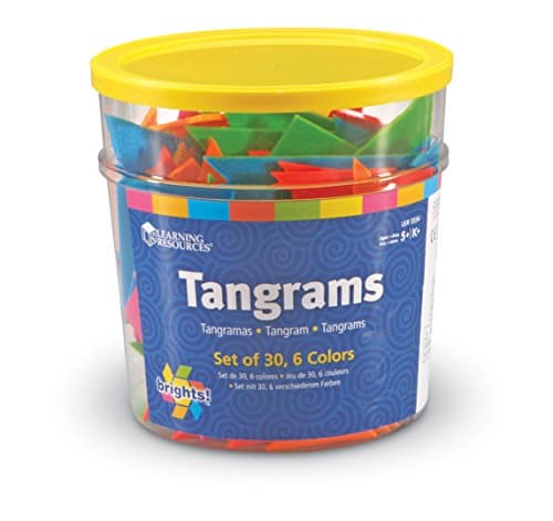 Juego de tangram Brights de Learning Resources para aula