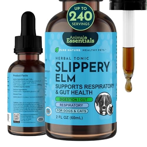 Animal Essentials Slippery Elm Digestive Herbal Extract Liquid for Dogs ...