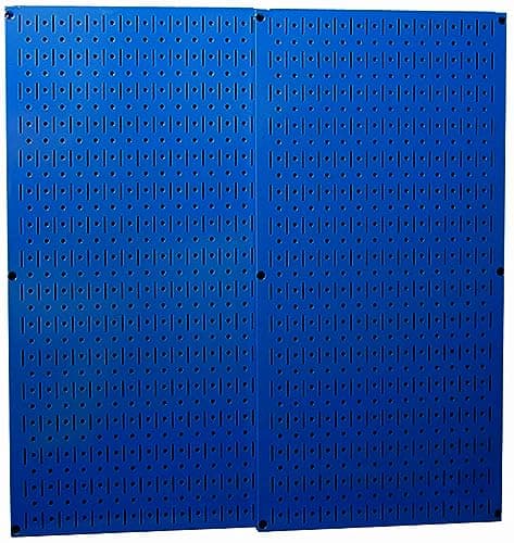 WALMP Wall Control 30-P-3232BU Metal Pegboard Pack, Blue