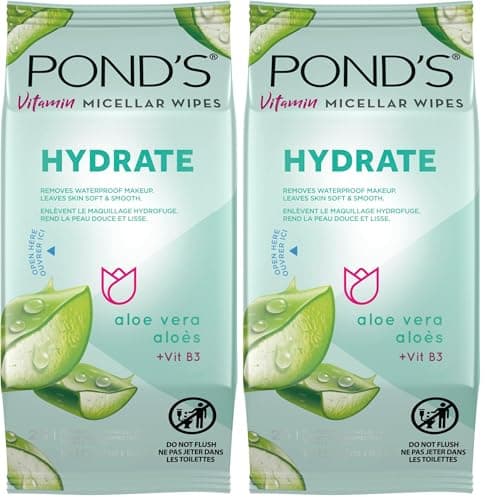 Ponds Vitamin Micellar Wipes - Hydrating Aloe Vera, Liberia | Ubuy