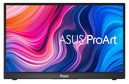 ASUS ProArt Display PA148CTV Portable Professional - 14-inch, IPS, Full HD, 100% sRGB, 100% Rec.709, Color Accuracy ?E < 2, Calman Verified, USB-C, 10-point Touch, Adobe Software Integration