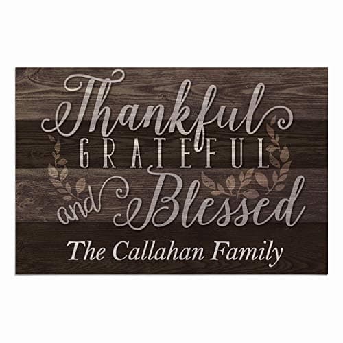DII Grateful Thankful Blessed Doormat, 18 x 30" - Walmart.com