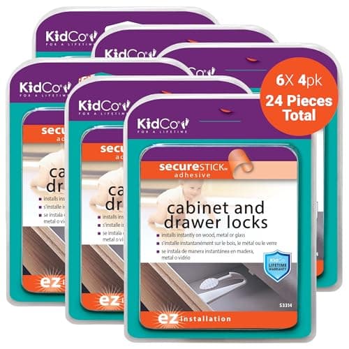 Kidco Adhesive Mount Magnetic Cabinet Locks | Cabinets Matttroy