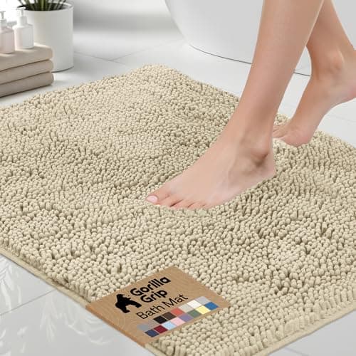 Gorilla Grip Original Luxury Chenille Bath Rug