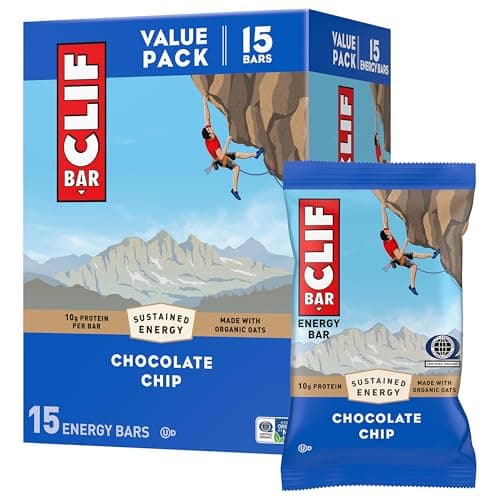 Clif Bar Organic Energy Bar - Banana Nut Bread - Case of 12 - 2.4 oz ...