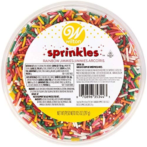 Wilton Sprinkles, Rainbow Jimmies (6.25 oz) Delivery or Pickup Near Me ...