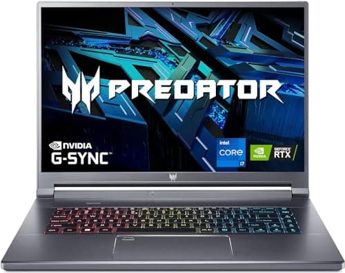 ACER Predator Triton 500 SE Gaming Laptop, 2022, 16" 2560 x 1600 165 Hz, Intel Core i7-11800H 8-Core, NVIDIA GeForce RTX 3060 6GB, 16GB DDR4, 1TB SSD, Windows 11 Home, RGB Backlit Keyoard, Gray
