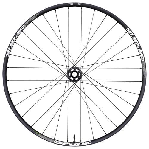 SPANK 350 Vibrocore™ Front Wheel 29" 32H Boost Black/Silver Vibrocore Technology Reduces arm Pump 30mm Internal Width Fitting Tires from 2.0” to 2.6”
