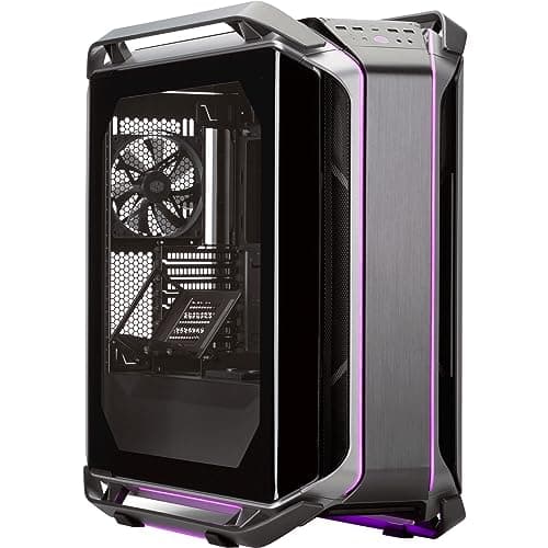 Cooler Master Cosmos C700M E-ATX Full-Tower with Curved Tempered Glass Panel, Riser Cable, Flexible Interior Layout, Diverse Liquid Cooling Layout, Type-C Port & ARGB Lighting Control