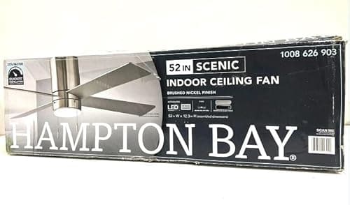 Hampton Bay Adonia 52 Inch Hugger Ceiling Fan | Shelly Lighting