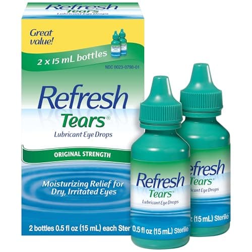 (3 pack) Refresh Plus Lubricant Eye Drops Preservative-Free Tears, 0.4 ...