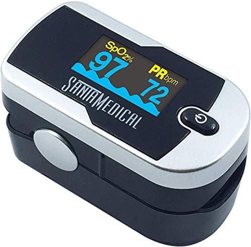Amazon.com: Santamedical Generation 2 OLED Fingertip Pulse Oximeter ...