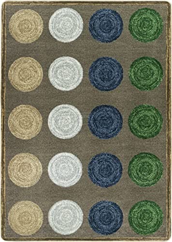 Nature's Colors Seating 6' x 9' Rectangle Premium Carpet