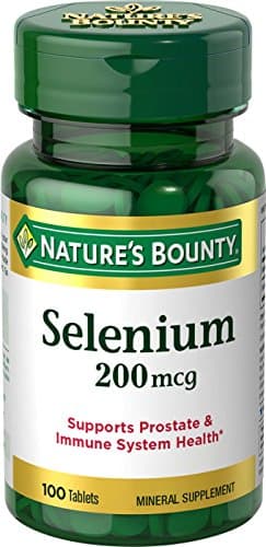 NATURE'S BOUNTY Selenium, Absorbable, 200 mcg, Provides Antioxidant For The Maintenance Of Good Health, Helps Maintain Normal Function Of Thyroid, Softgels, 62.3 g