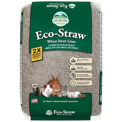Oxbow Eco-Straw Pelleted Wheat Straw Small Animal Litter, 8 Lb ...