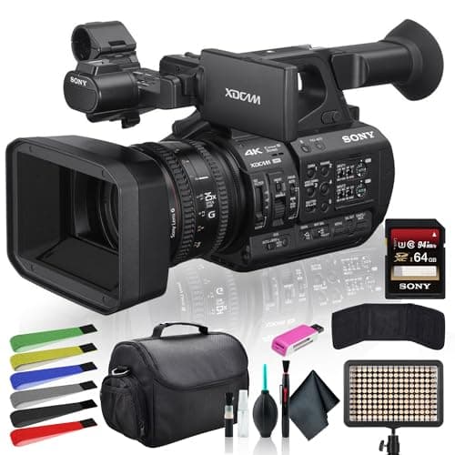 Sony PXW-Z190 4K 3-CMOS 1/3 Sensor XDCAM Camcorder - 4K 50p/60p ...