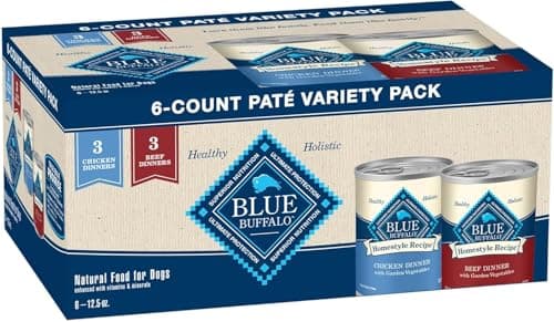 (12 pack) Blue Buffalo Homestyle Recipe Senior Wet Dog Food, Chicken ...