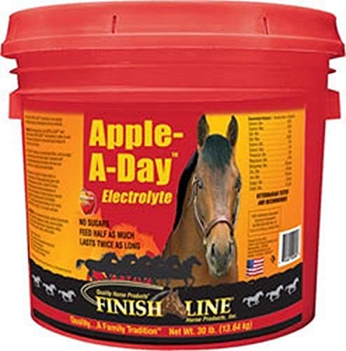 FINISH LINE Apple-A-Day Electrolyte Apple Flavor Powder Horse ...