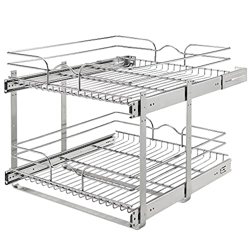 Rev-A-Shelf 5WB2-1222CR-1 / 12 in x 22 in Two-Tier Pull-Out Baskets ...