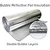 Reflectix ST16025 Staple Tab Insulation Roll, no Color, 16 in. x 25 ft ...