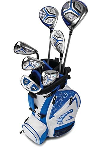 Callaway Golf Xj Junior Golf Set, Level 3, 7 Piece Set, Left Hand, White