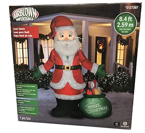 Gemmy Airblown Inflatable 8 Foot Santa Claus - town-green.com