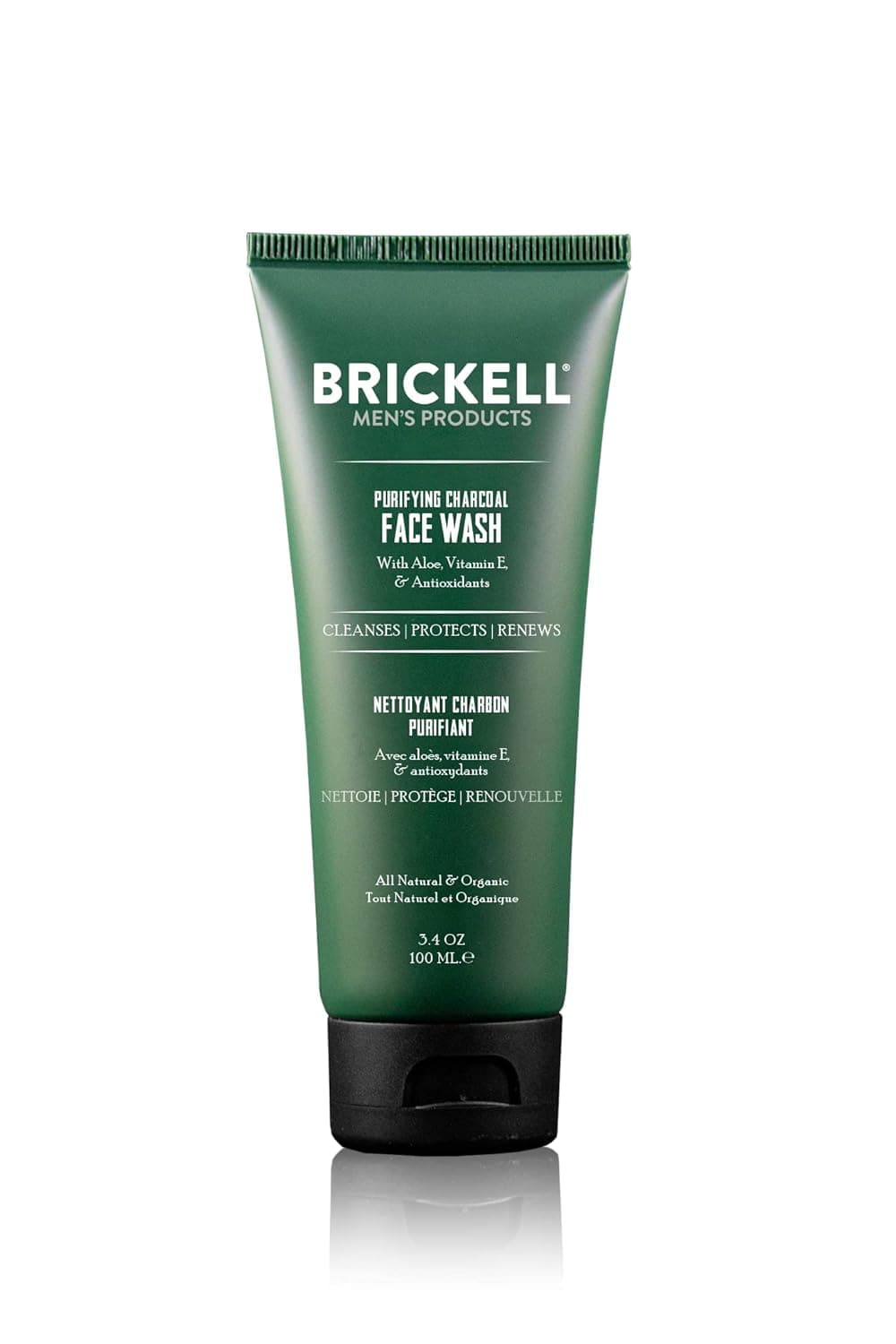 Amazon.com: Brickell Men's Purifying Charcoal Face Wash for Men ...