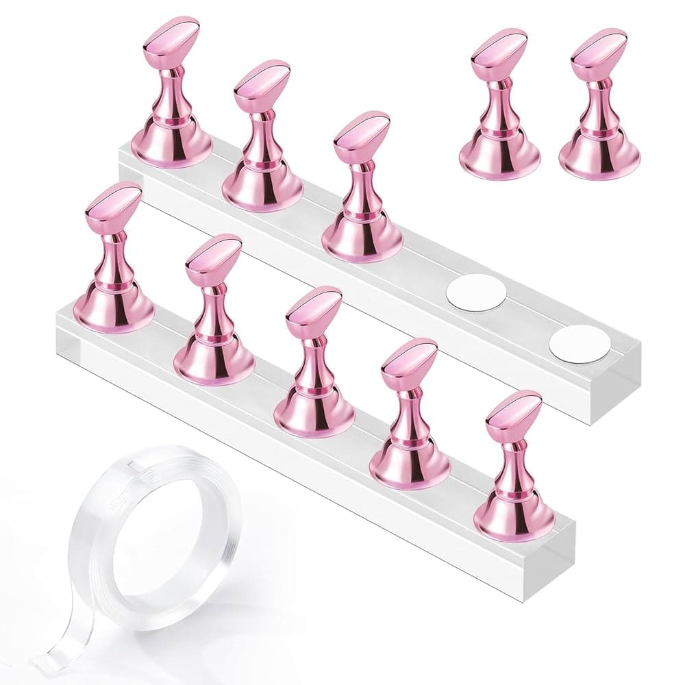 Amazon.com: Makartt Nail Stand for Nails Art Display Practice Nail ...
