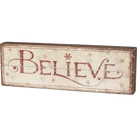 Amazon.com: Primitives by Kathy Inset Box Sign, Merry Farmhouse ...
