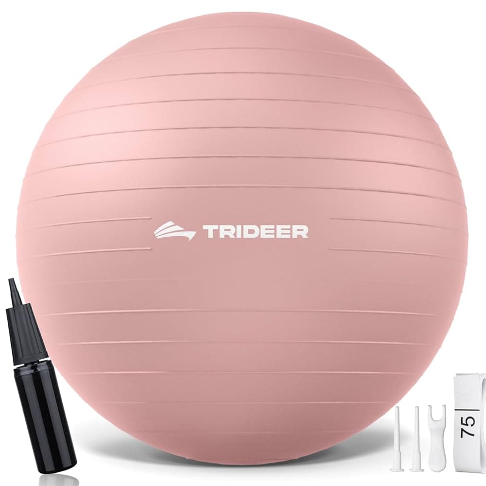 Amazon.com: Trideer Yoga Ball for Pregnancy Office Ball Chair ...
