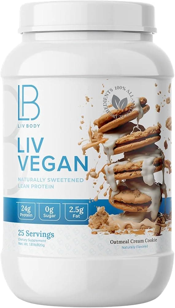 Amazon.com: LIV Body Vegan Lean Protein, No Artificial Sweetners ...
