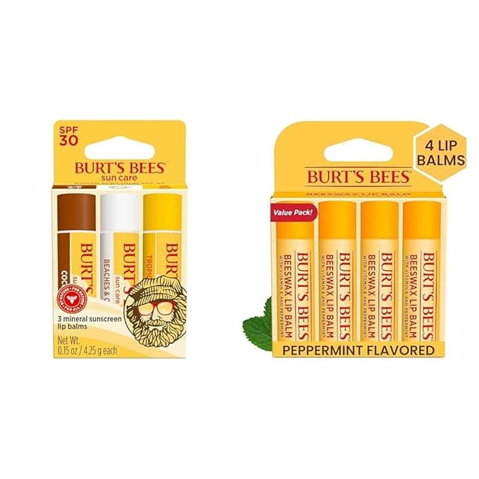Amazon.com : Burt's Bees SPF 30 Lip Balm Bundle with Island Getaway ...