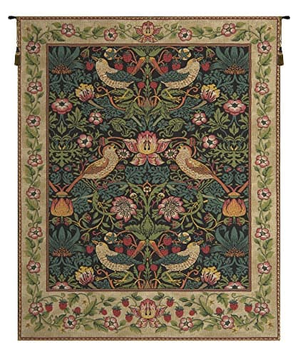 Woven Tapestry William Morris Strawberry Thief | Signaretapestry.com ...