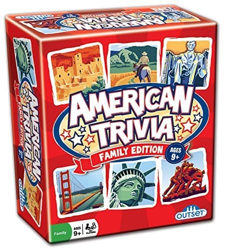 American Trivia Family Edition Game Outset Media 2017 Educational Game ...