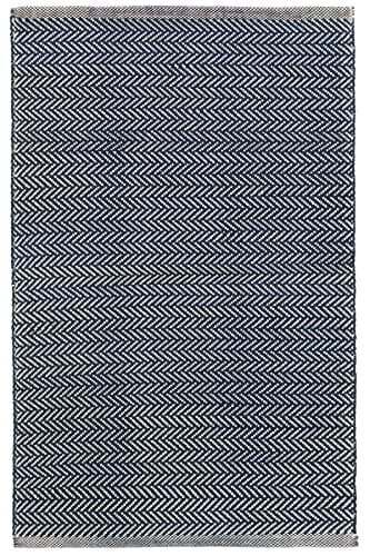 Dash And Albert Herringbone 105511 Indigo | Rug Studio