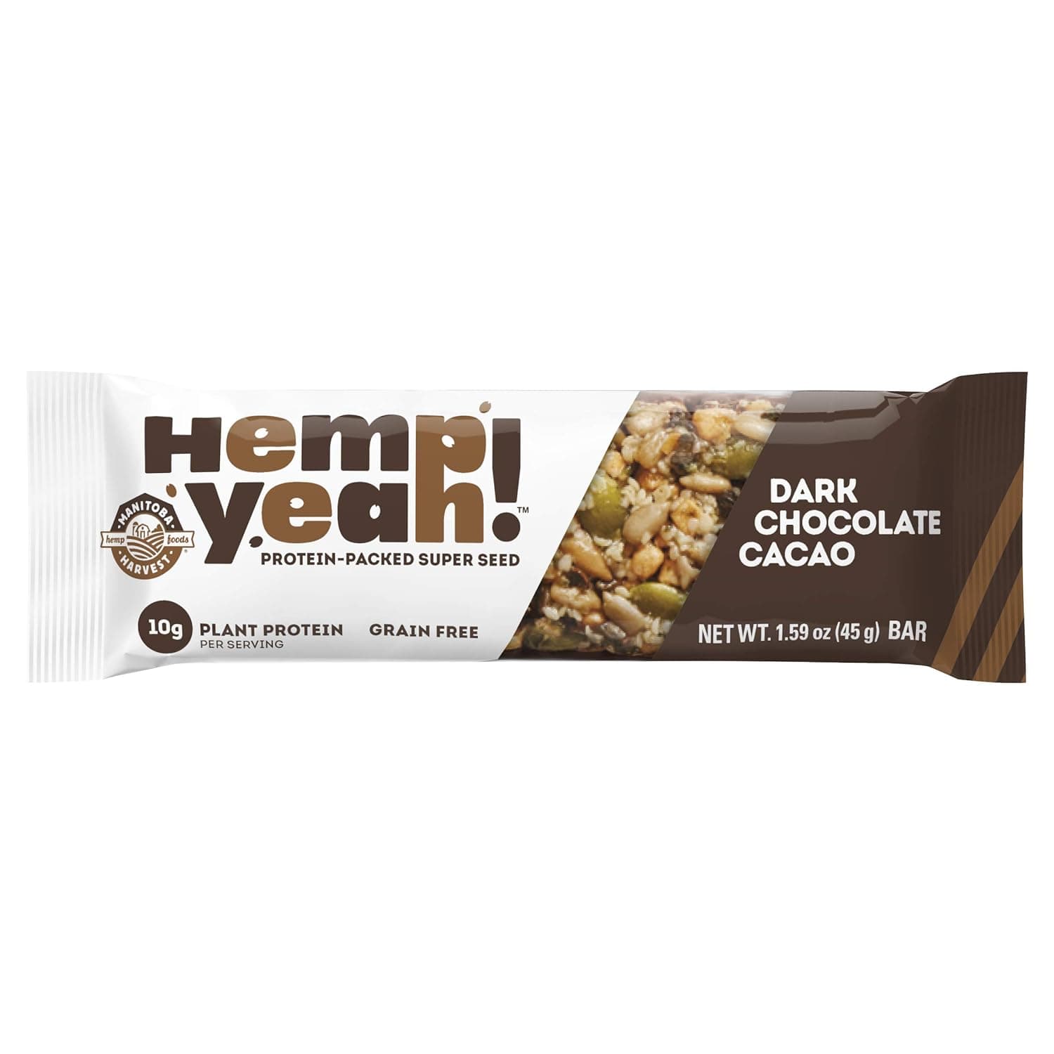 Amazon.com: Manitoba Harvest Hemp Yeah Bars, Dark Chocolate Cacao (12 ...