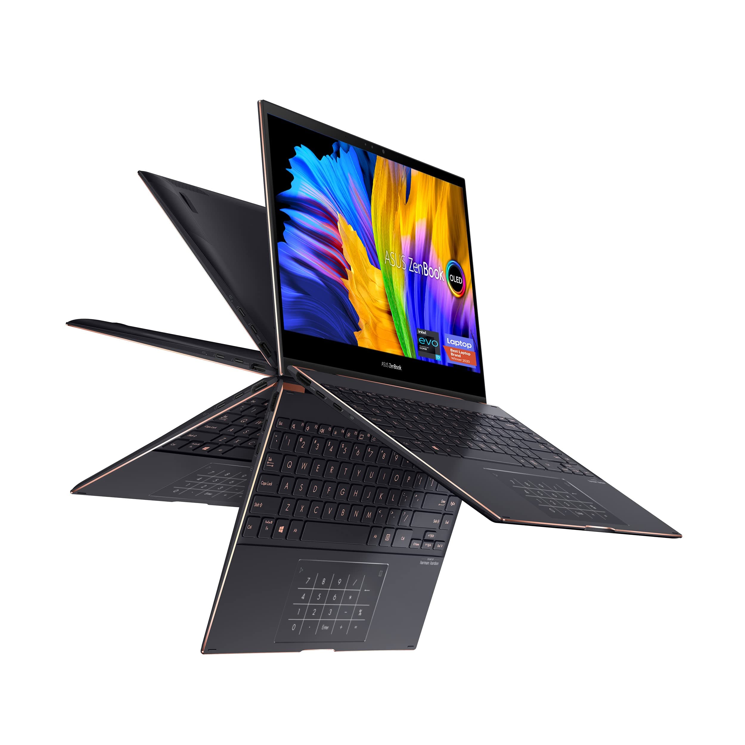 ASUS ZenBook Flip S13 Slim Laptop, 13.3” 4K OLED Touch, Intel Evo ...